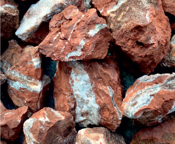 IS. Granulat Congo rock  (100-200 mm)- CAGE - okrasni kamen - cena na KG